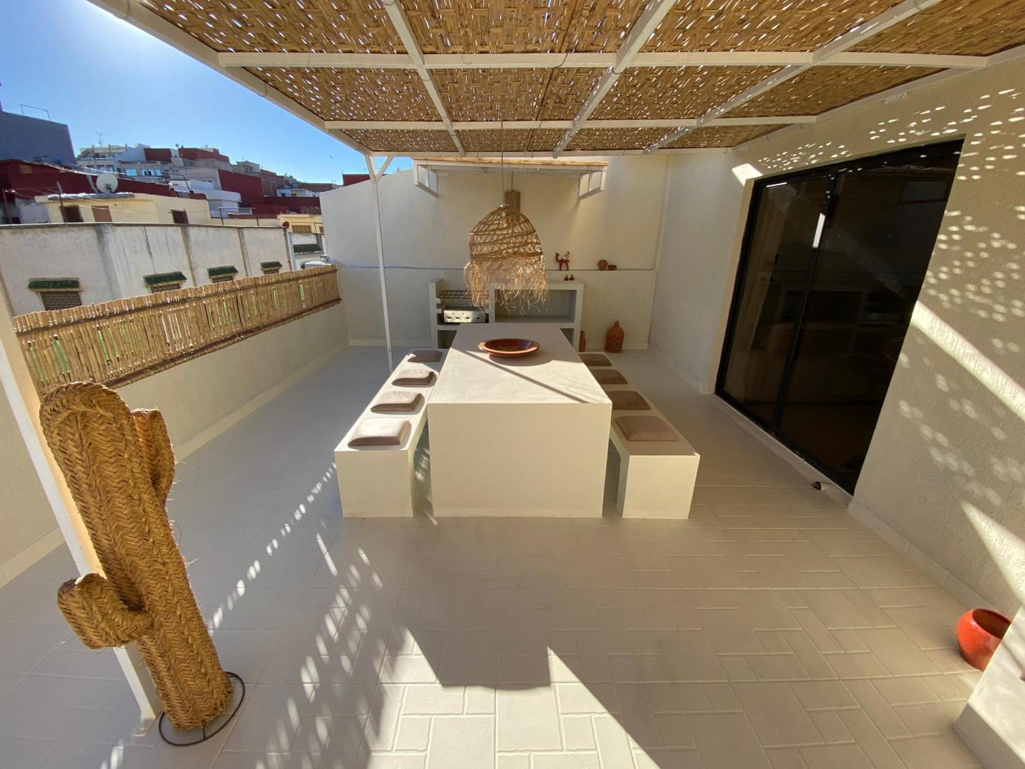 Magnificent Apartment With Private Rooftop Terrace Танжер Экстерьер фото