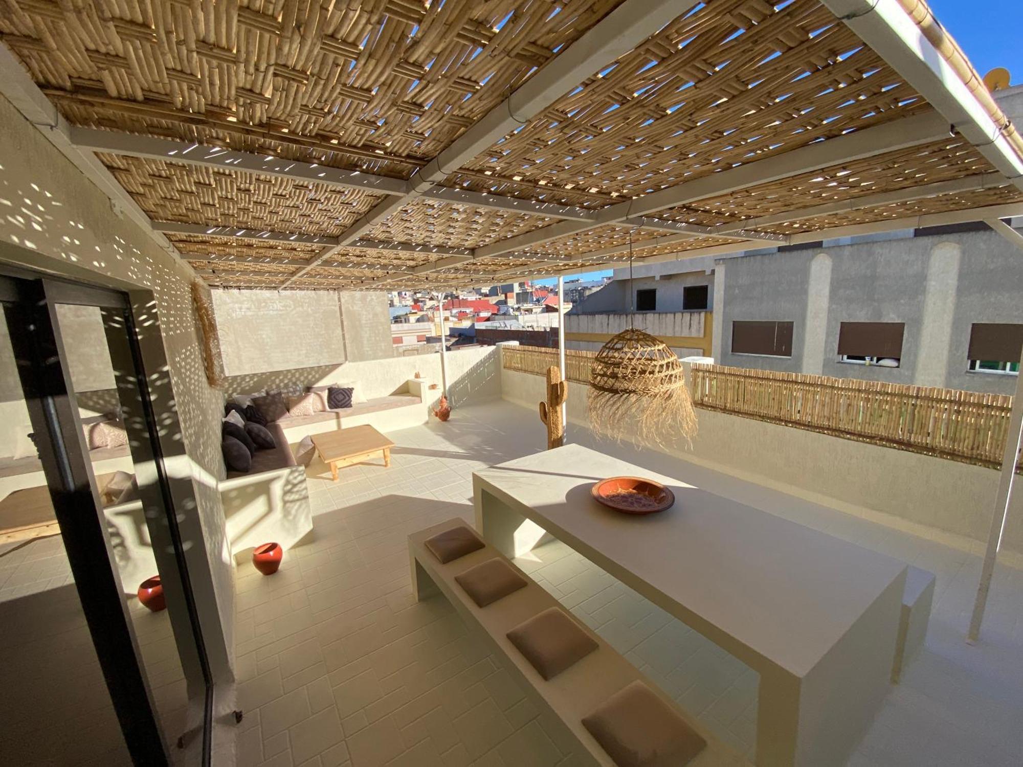 Magnificent Apartment With Private Rooftop Terrace Танжер Экстерьер фото